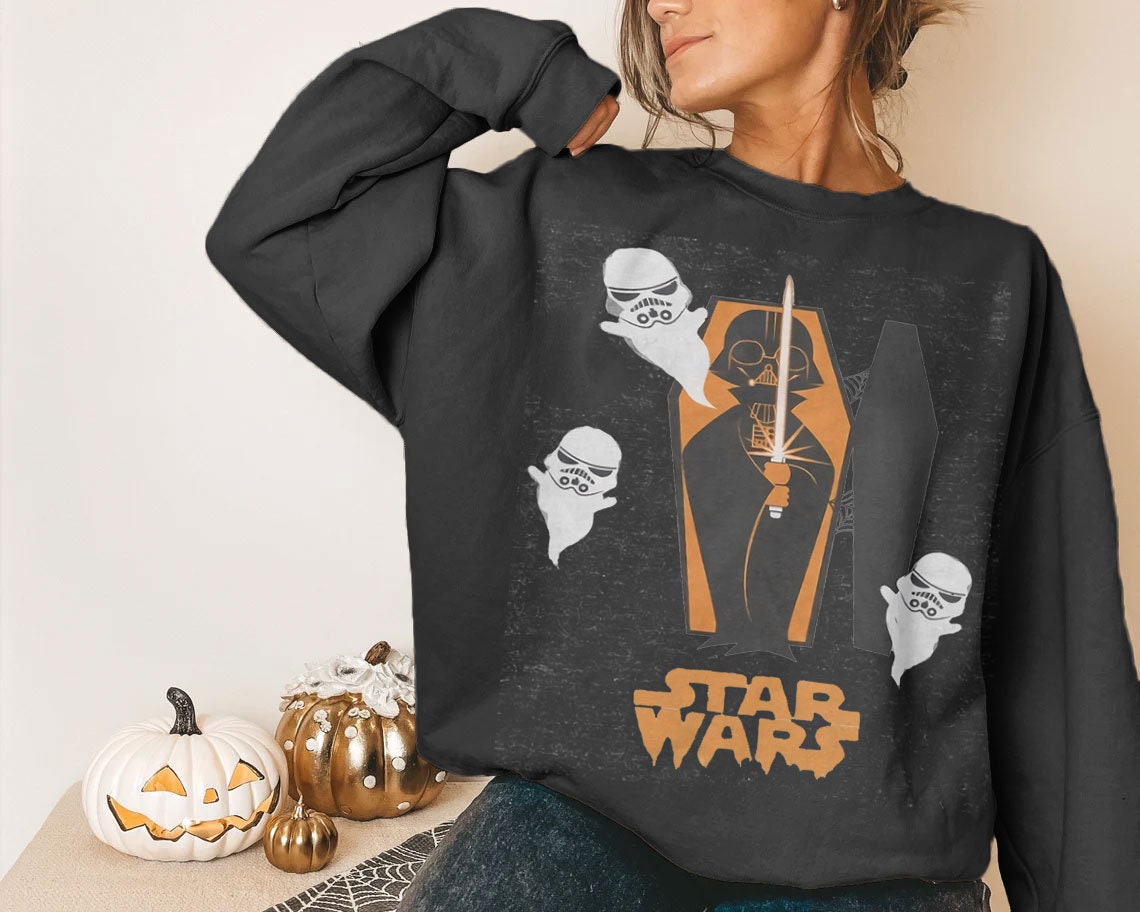 Dark Vader Funny Star Wars Comics Disney Halloween Unisex Sweatshirt Dark Vader Funny Star Wars Comics Disney Halloween Unisex Sweatshirt
