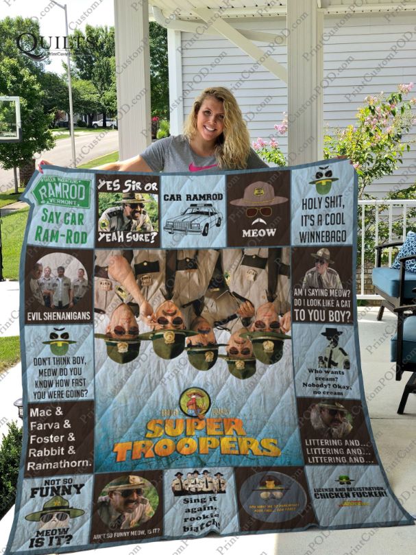 Dd Super Troopers Quilt Blanket Dd Super Troopers Quilt Blanket