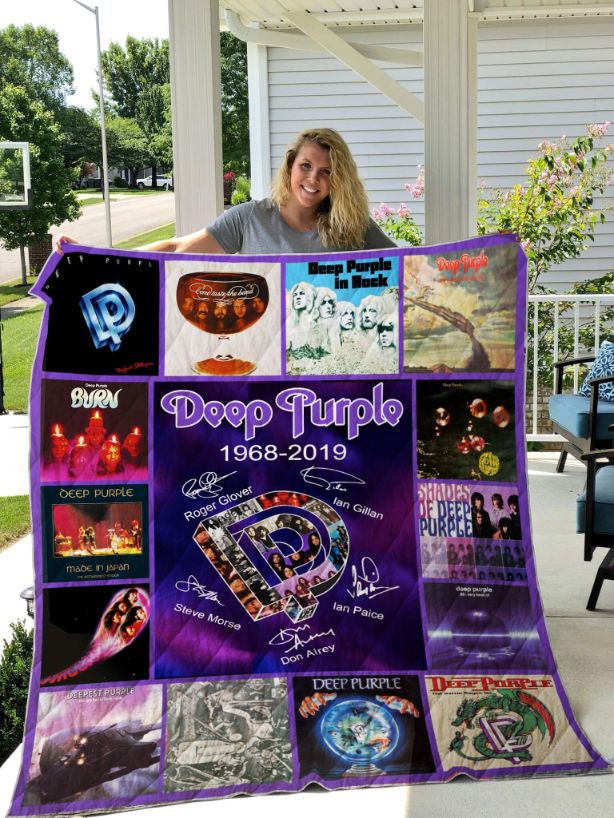 Deep Purple Quilt Blanket Deep Purple Quilt Blanket