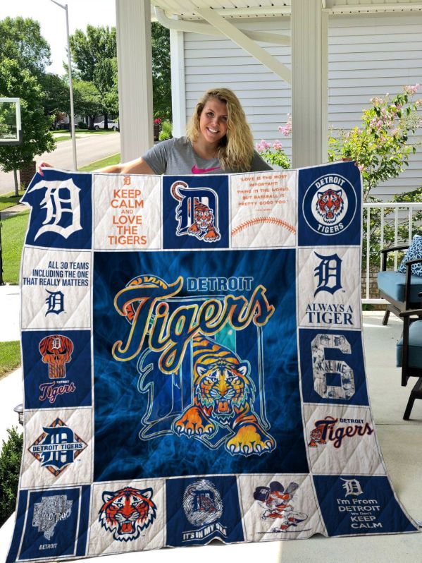 Detroit Tigers Quilt Blanket Detroit Tigers Quilt Blanket