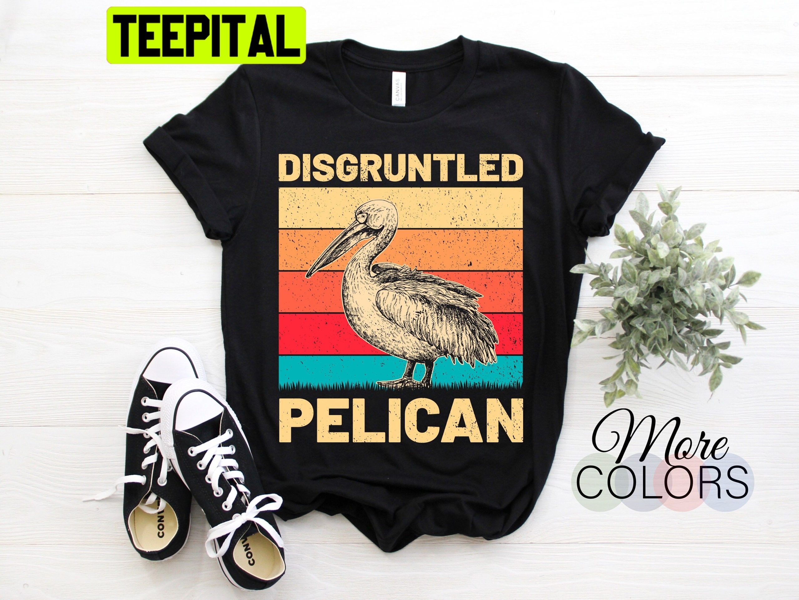 Disgruntled Pelican Vintage Retro Trending Unisex T-Shirt Disgruntled Pelican Vintage Retro Trending Unisex T-Shirt