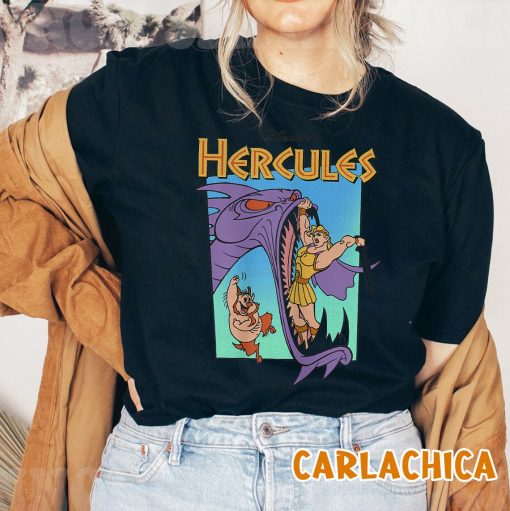 Disney Hercules Hydra Battle Retro Hercules Hercules Disney Unisex T-Shirt