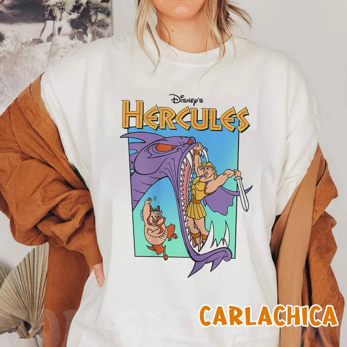 Disney Hercules Hydra Battle Retro Hercules Hercules Disney Unisex T-Shirt Disney Hercules Hydra Battle Retro Hercules Hercules Disney Unisex T-Shirt