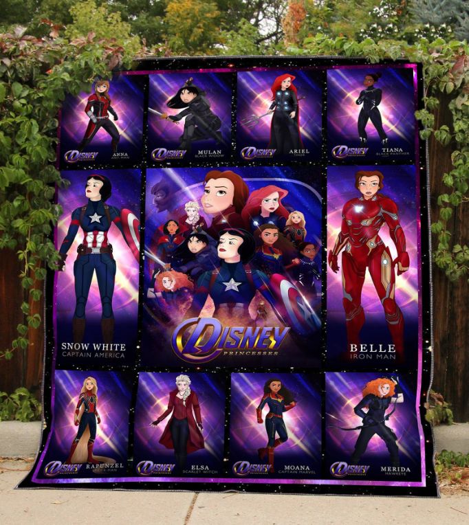 Disney Princesses Avengers Quilt Blanket Disney Princesses Avengers Quilt Blanket