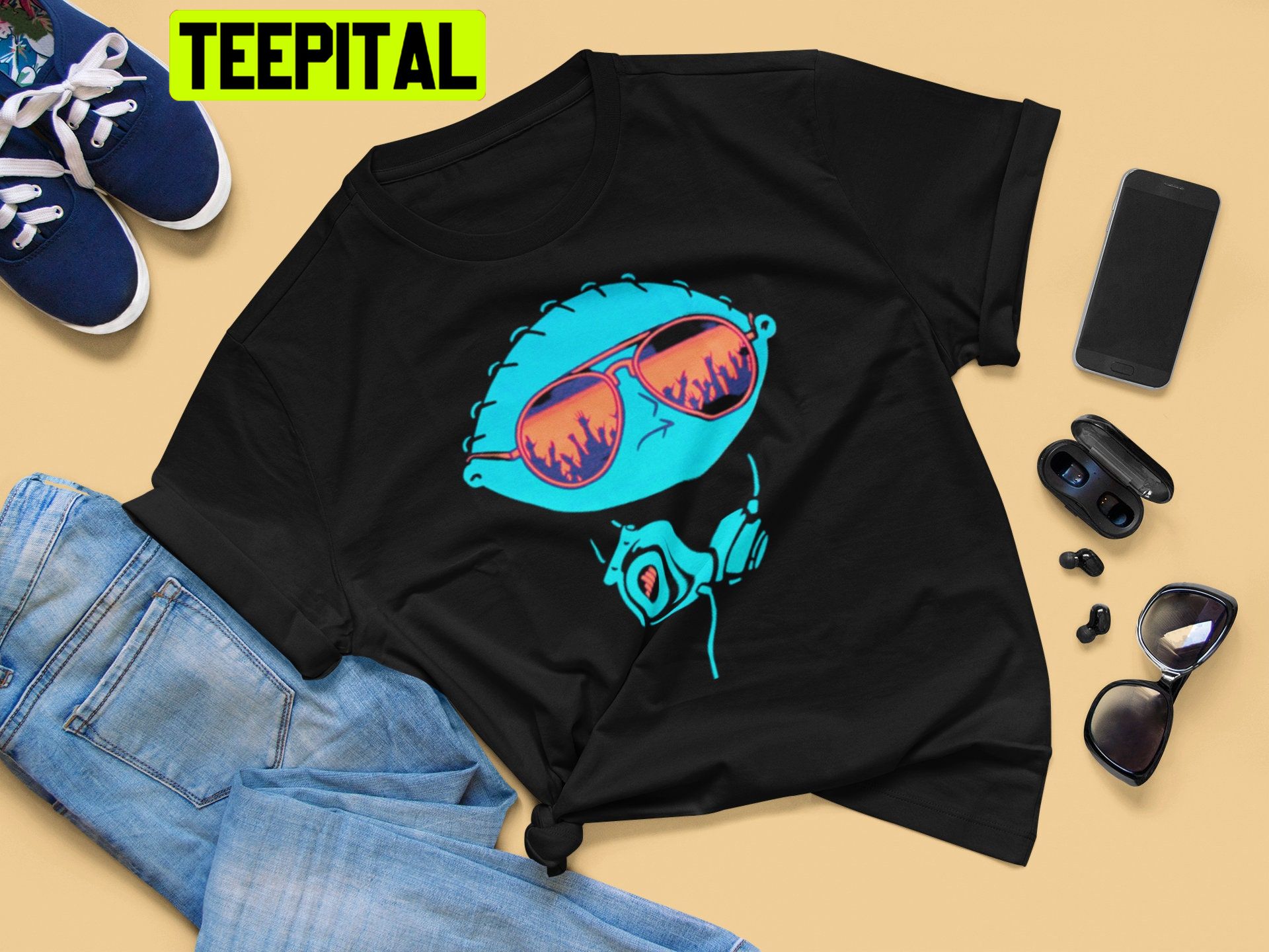 Dj Stewie Family Guy Cartoon Trending Unisex Shirt Dj Stewie Family Guy Cartoon Trending Unisex Shirt