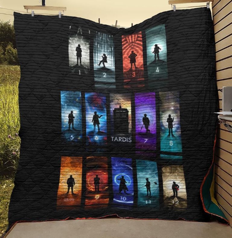Doctor Who Poster Quilt Blanket Doctor Who Poster Quilt Blanket