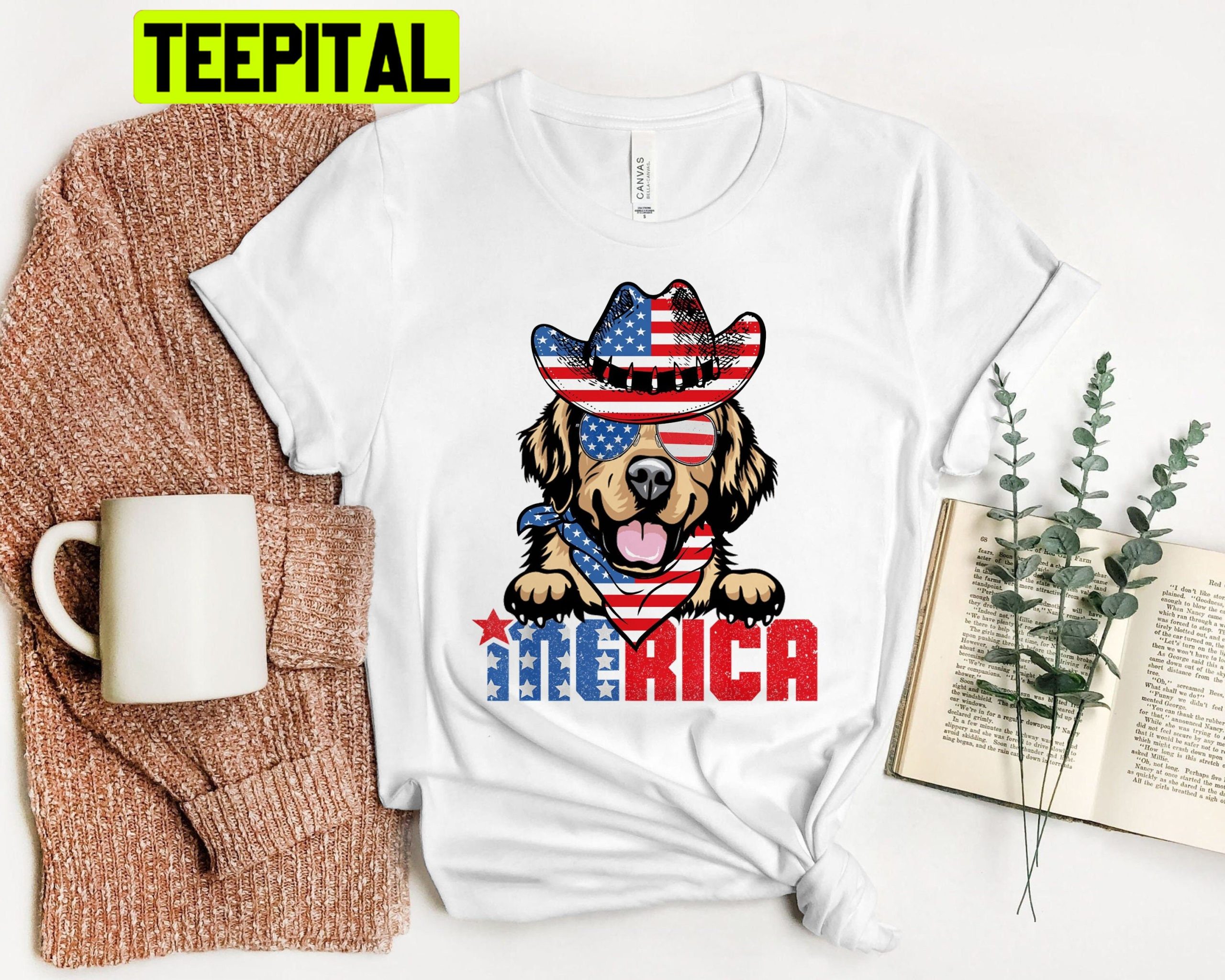 Dog Mom American Flag Unisex T-Shirt Dog Mom American Flag Unisex T-Shirt