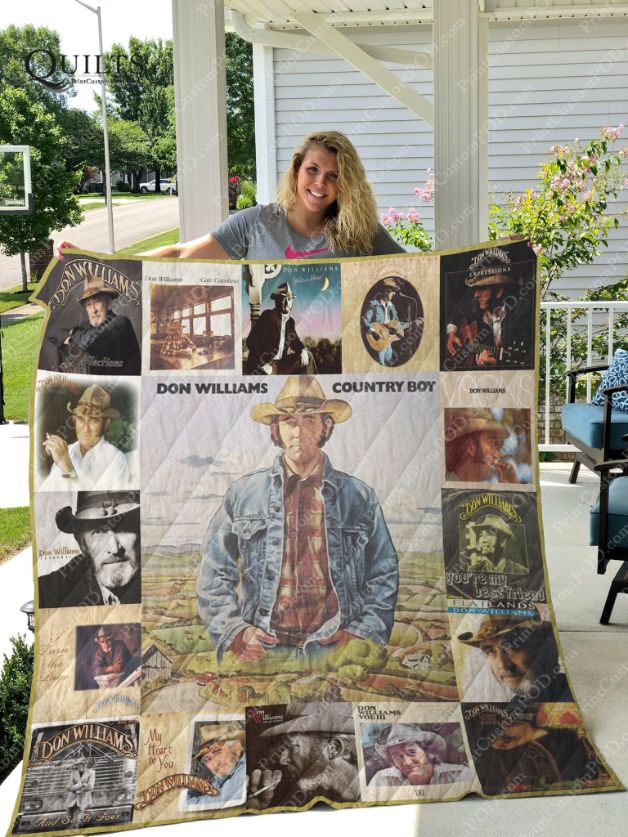 Don Williams For Fans Collected Quilt Blanket Don Williams For Fans Collected Quilt Blanket