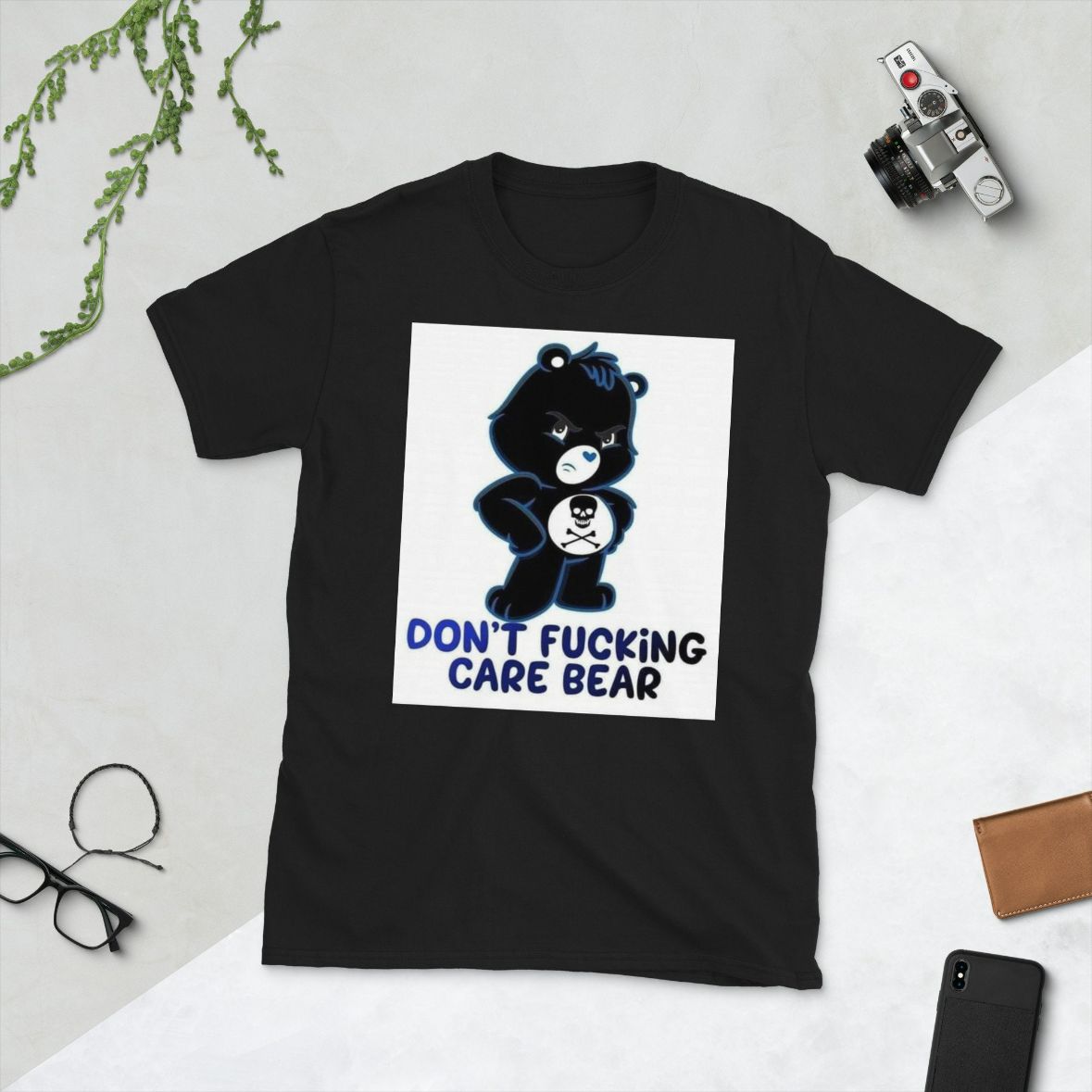 Dont fucking care bear Short-Sleeve Unisex T-Shirt Dont fucking care bear Short-Sleeve Unisex T-Shirt