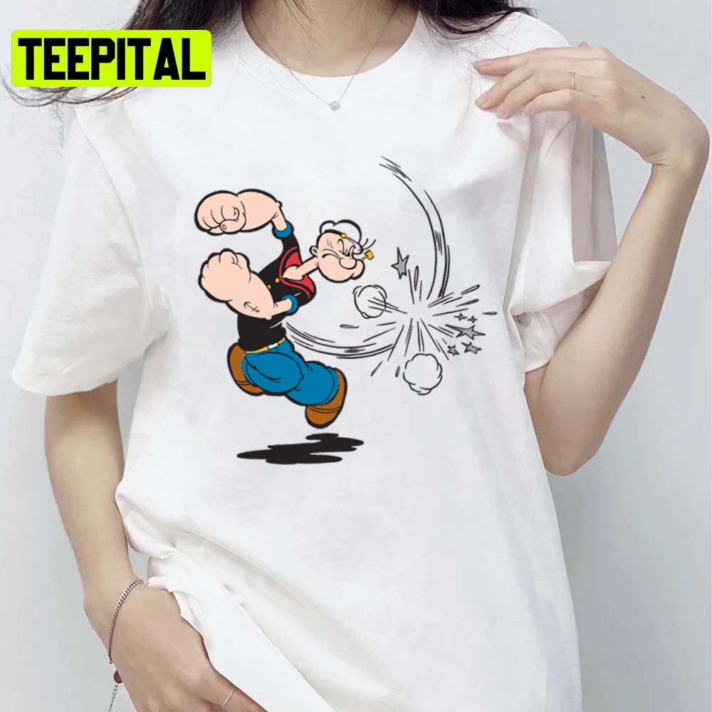 Don't Make Me Angry Popeye The Sailor Unisex T-Shirt Don't Make Me Angry Popeye The Sailor Unisex T-Shirt
