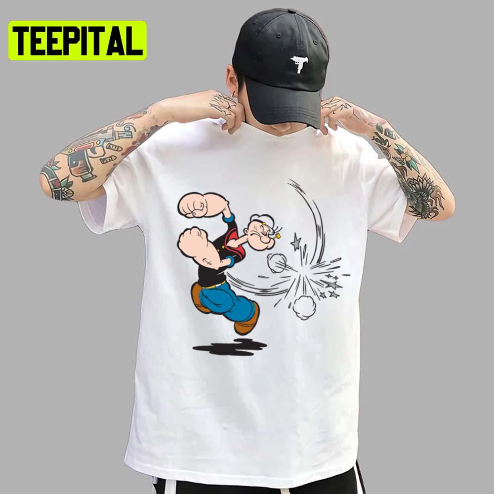 Don't Make Me Angry Popeye The Sailor Unisex T-Shirt Don't Make Me Angry Popeye The Sailor Unisex T-Shirt