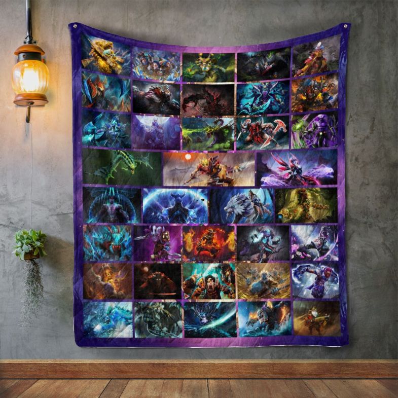 DotaLove- Agilite Quilt Blanket DotaLove- Agilite Quilt Blanket