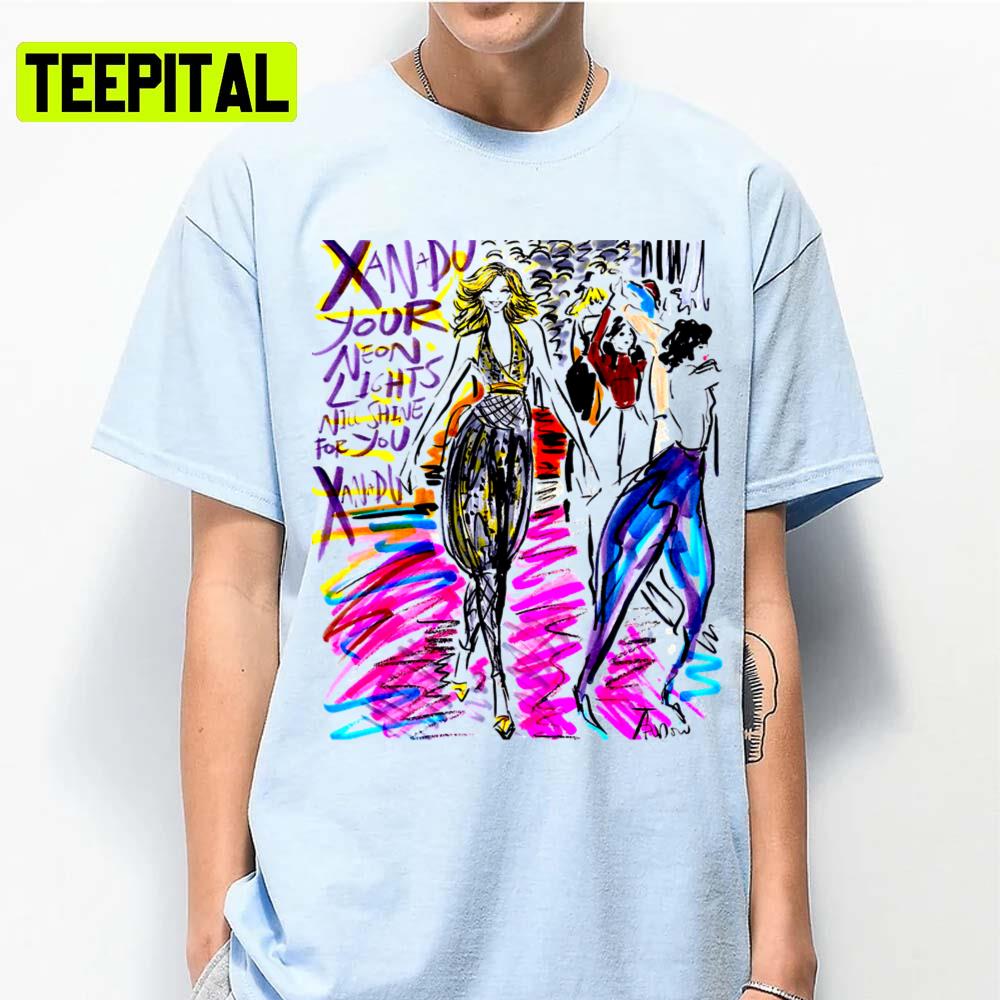 Drawing Olivia Newton John Xanadu Unisex T-Shirt Drawing Olivia Newton John Xanadu Unisex T-Shirt