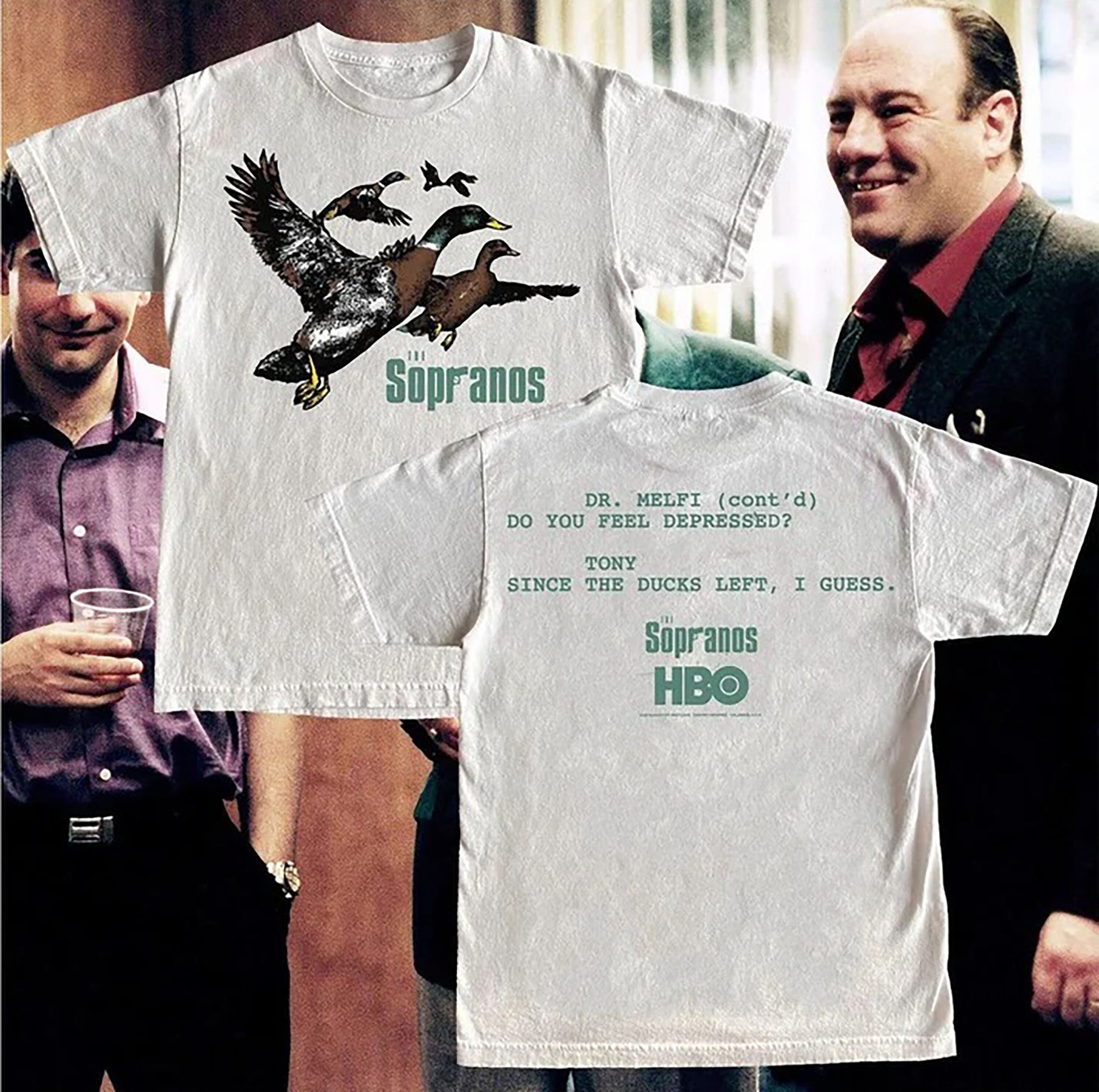 Ducks The Sopranos Dr Melfi Do You Feel Depressed New Art T-Shirt Ducks The Sopranos Dr Melfi Do You Feel Depressed New Art T-Shirt