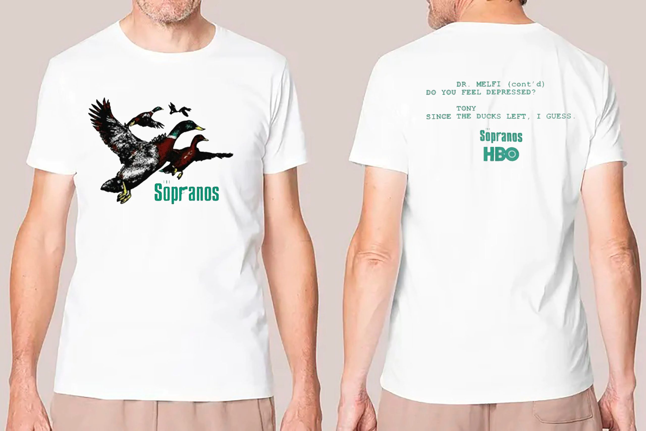 Ducks The Sopranos Dr Melfi Do You Feel Depressed New Art T-Shirt Ducks The Sopranos Dr Melfi Do You Feel Depressed New Art T-Shirt