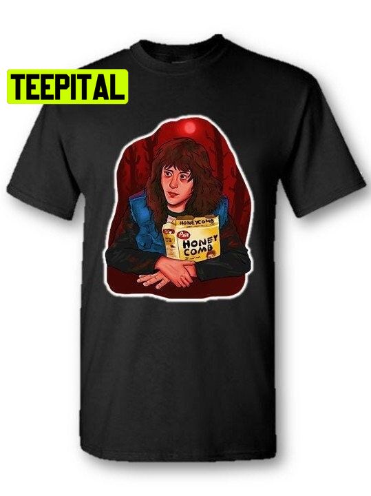 Eddie Munson Andhoneycombs Unisex T-Shirt Eddie Munson Andhoneycombs Unisex T-Shirt
