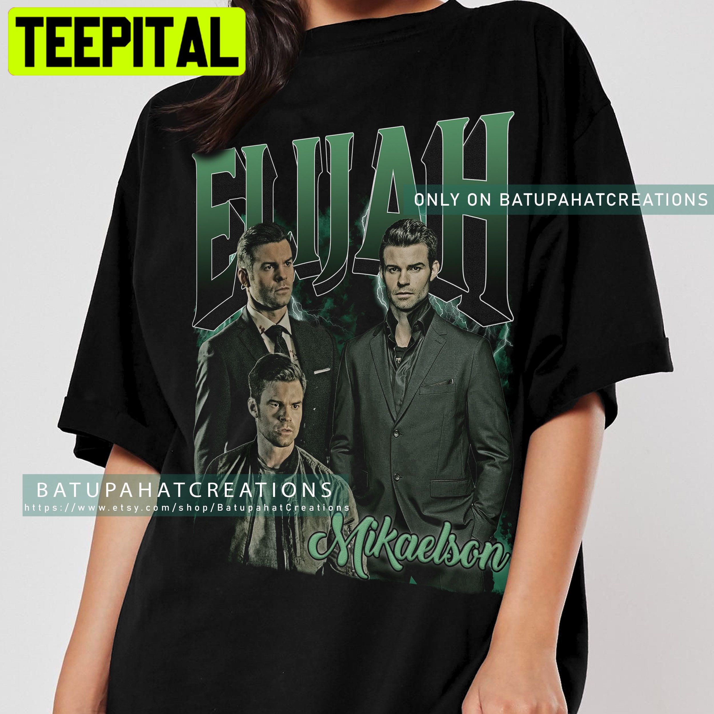 Elijah Mikaelson Tv Series Vintage Unisex T-Shirt Elijah Mikaelson Tv Series Vintage Unisex T-Shirt