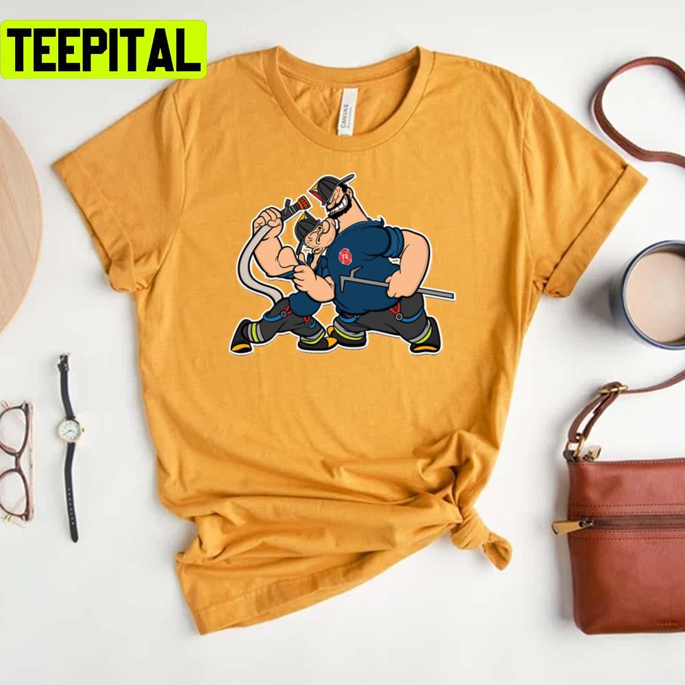 Engineer Popeye The Sailor Unisex T-Shirt Engineer Popeye The Sailor Unisex T-Shirt