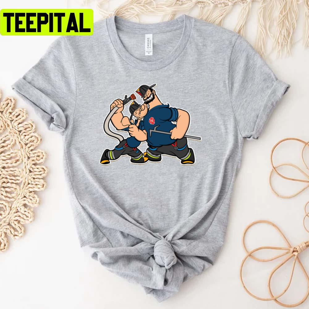 Engineer Popeye The Sailor Unisex T-Shirt Engineer Popeye The Sailor Unisex T-Shirt