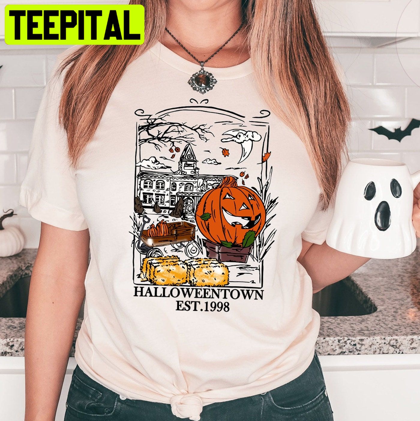 Est 1998 Halloween Party Retro Halloweentown Unisex T-Shirt Est 1998 Halloween Party Retro Halloweentown Unisex T-Shirt
