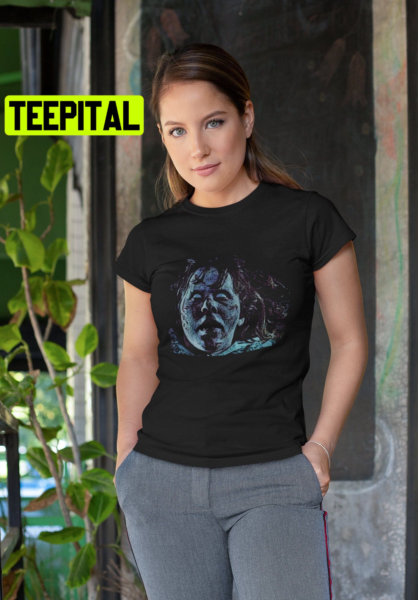 Exorcist Horror Movie Halloween Trending Unisex T-Shirt Exorcist Horror Movie Halloween Trending Unisex T-Shirt