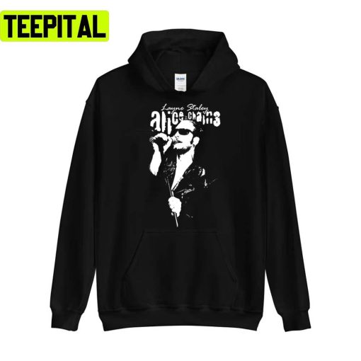 Facelift Layne Black And White Art Layne Staley Unisex T-Shirt
