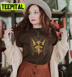 Fairycore Goblincore Vintage 1920s Butterfly Fairy Trending Unisex T-Shirt