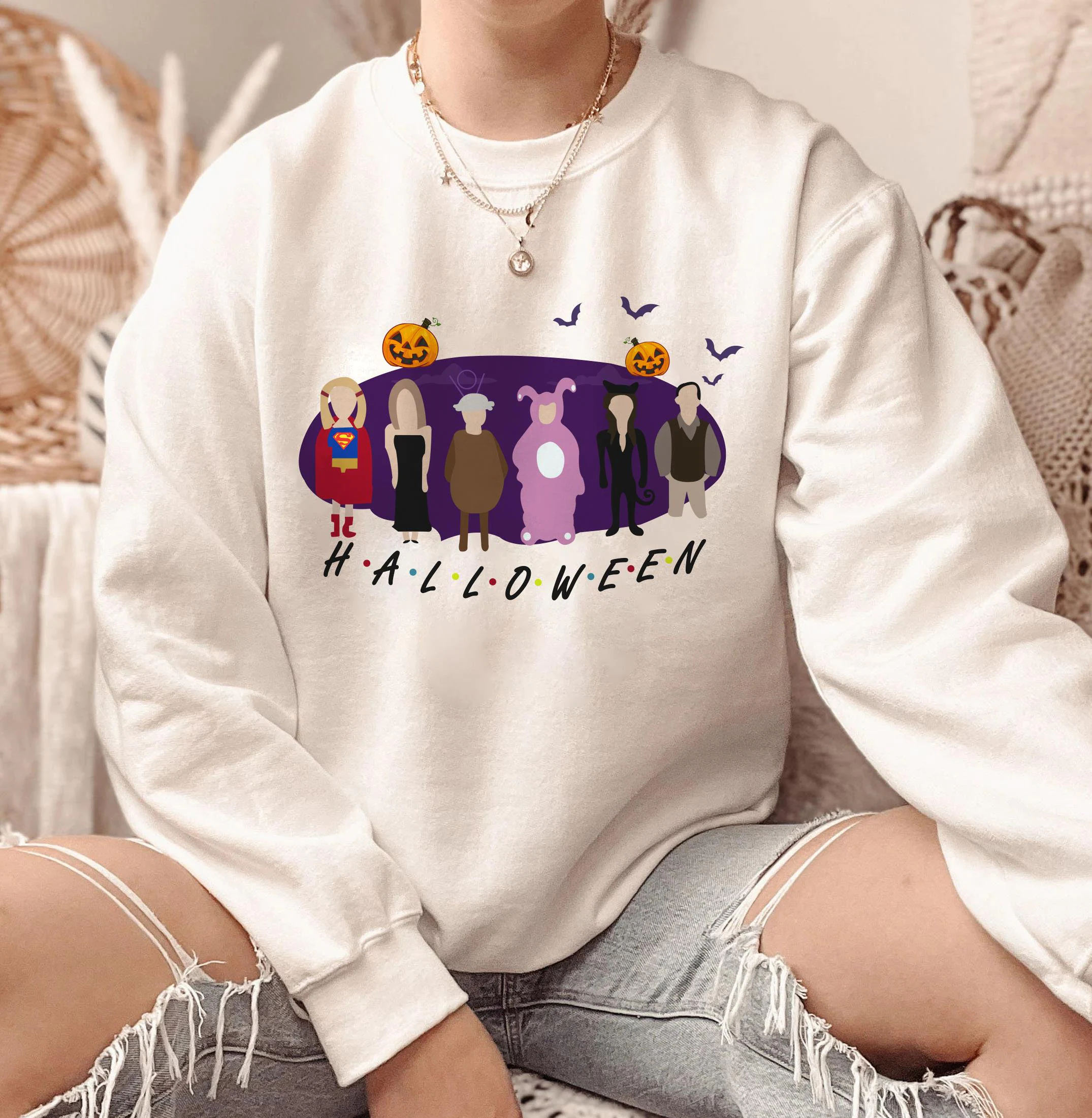 Family Friends Friends Horror Disney Halloween New Art T-Shirt Family Friends Friends Horror Disney Halloween New Art T-Shirt