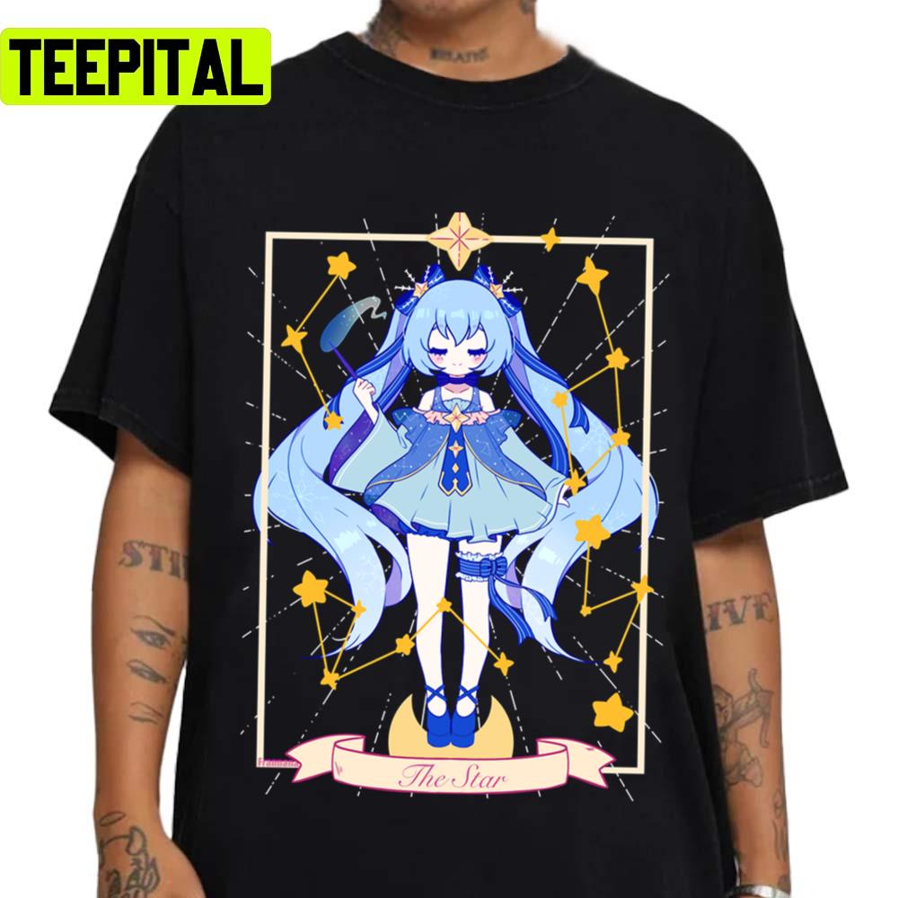 Fanart The Star Hatsune Miku Unisex T-Shirt Fanart The Star Hatsune Miku Unisex T-Shirt