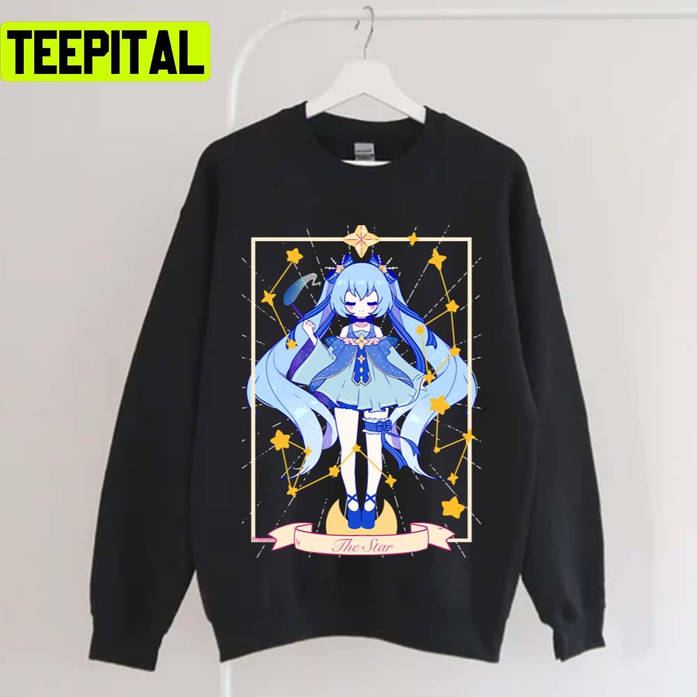 Fanart The Star Hatsune Miku Unisex T-Shirt Fanart The Star Hatsune Miku Unisex T-Shirt