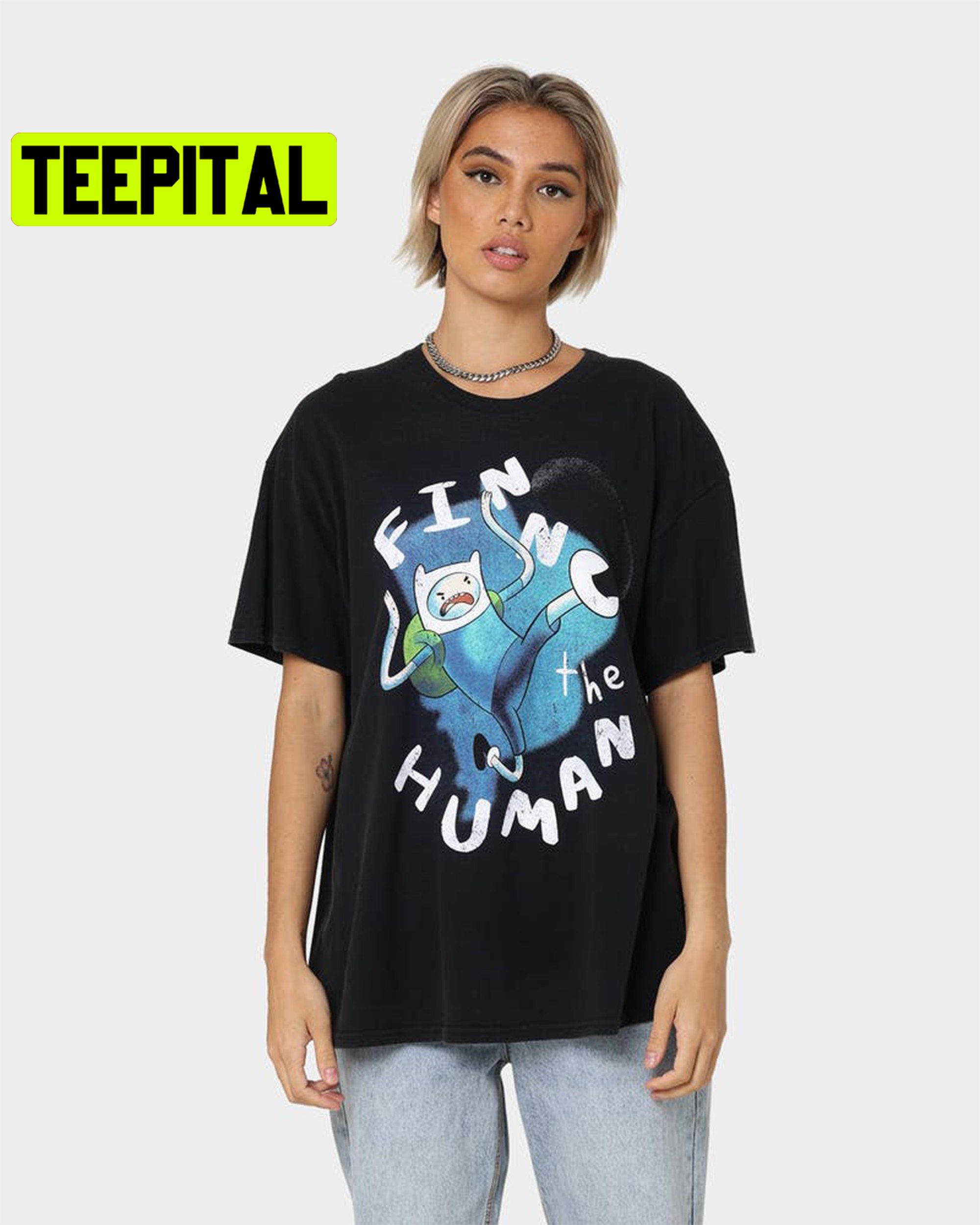Finn The Human Adventure Time Trending Unisex T-Shirt Finn The Human Adventure Time Trending Unisex T-Shirt