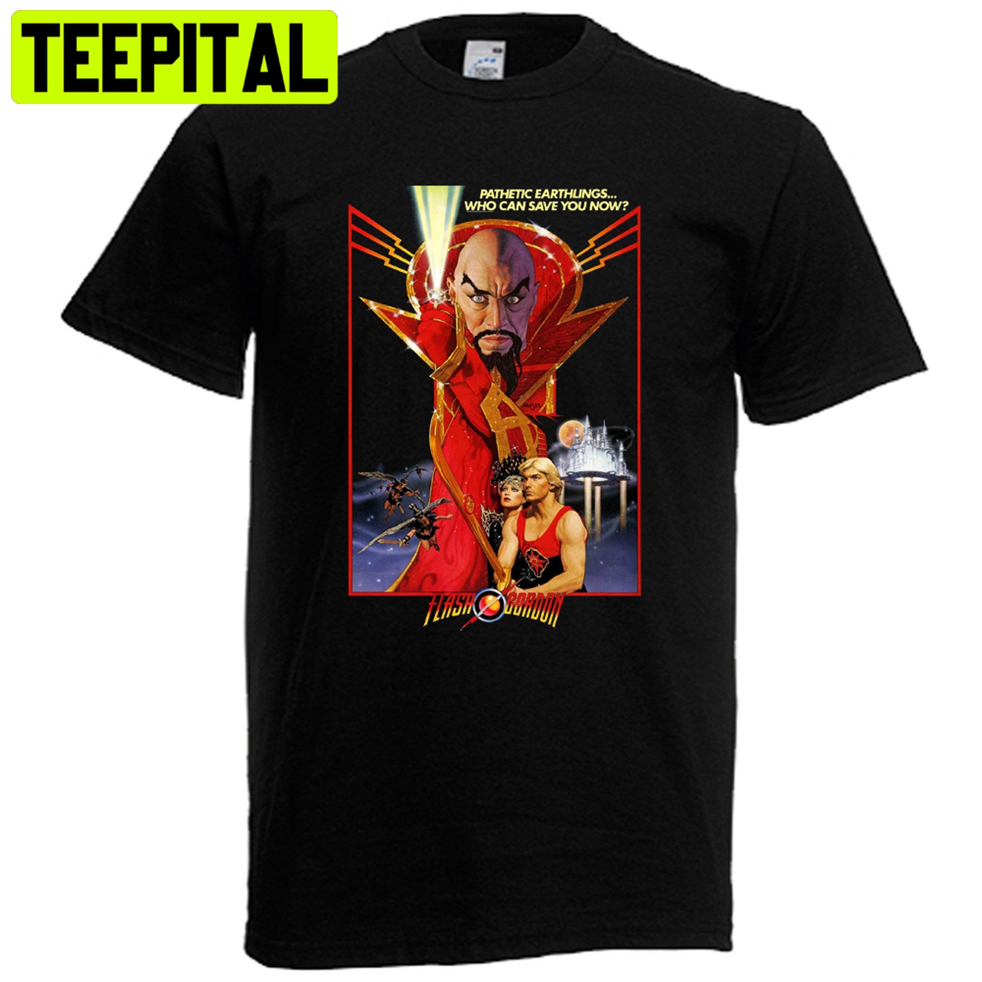 Flash Gordon Retro Movie Trending Unisex T-Shirt Flash Gordon Retro Movie Trending Unisex T-Shirt