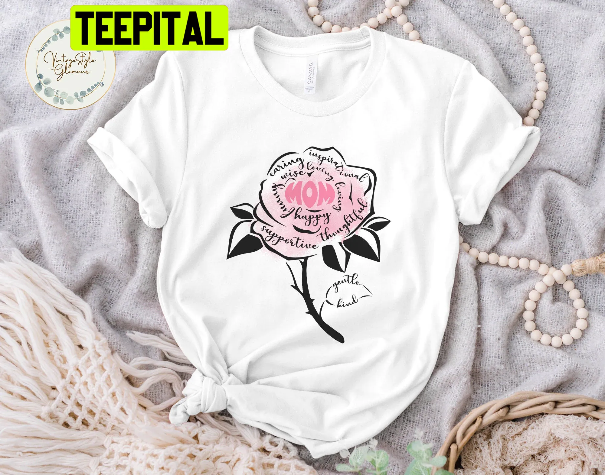 Flower Mother's Day Unisex T-Shirt Flower Mother's Day Unisex T-Shirt