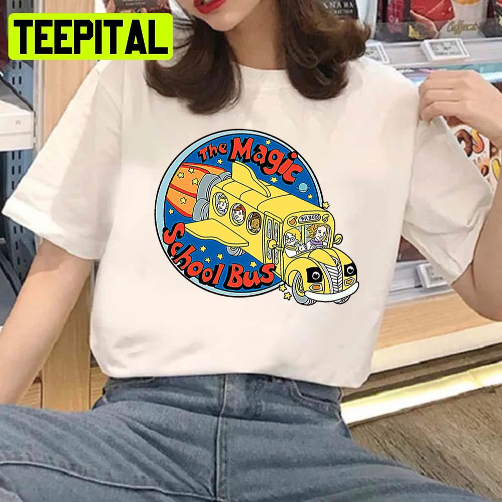 Flying In Space The Magic School Bus Unisex T-Shirt Flying In Space The Magic School Bus Unisex T-Shirt