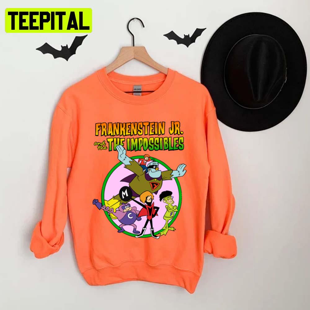 Frankenstein Jr & The Impossibles Halloween Design Unisex T-Shirt Frankenstein Jr & The Impossibles Halloween Design Unisex T-Shirt