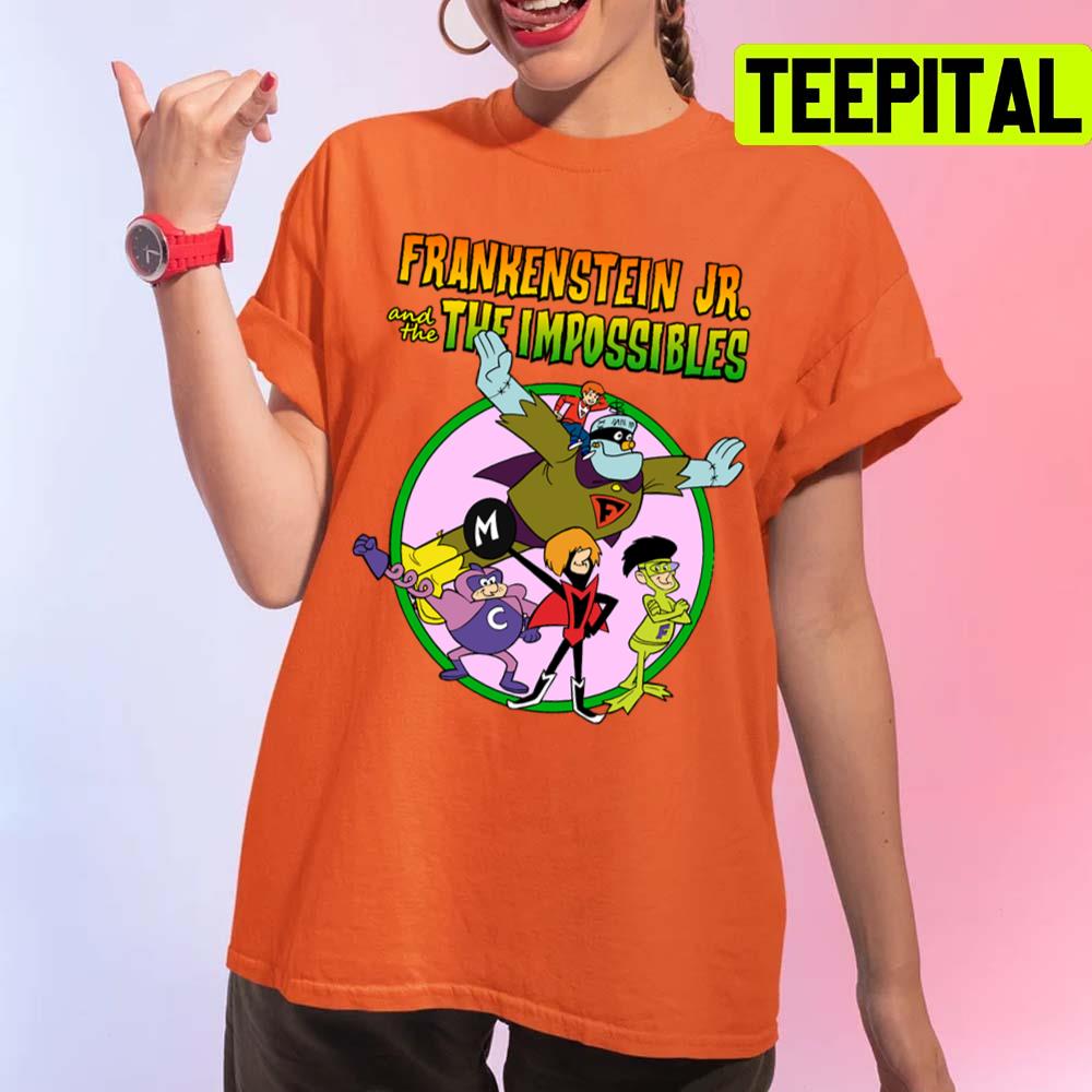 Frankenstein Jr & The Impossibles Halloween Design Unisex T-Shirt Frankenstein Jr & The Impossibles Halloween Design Unisex T-Shirt