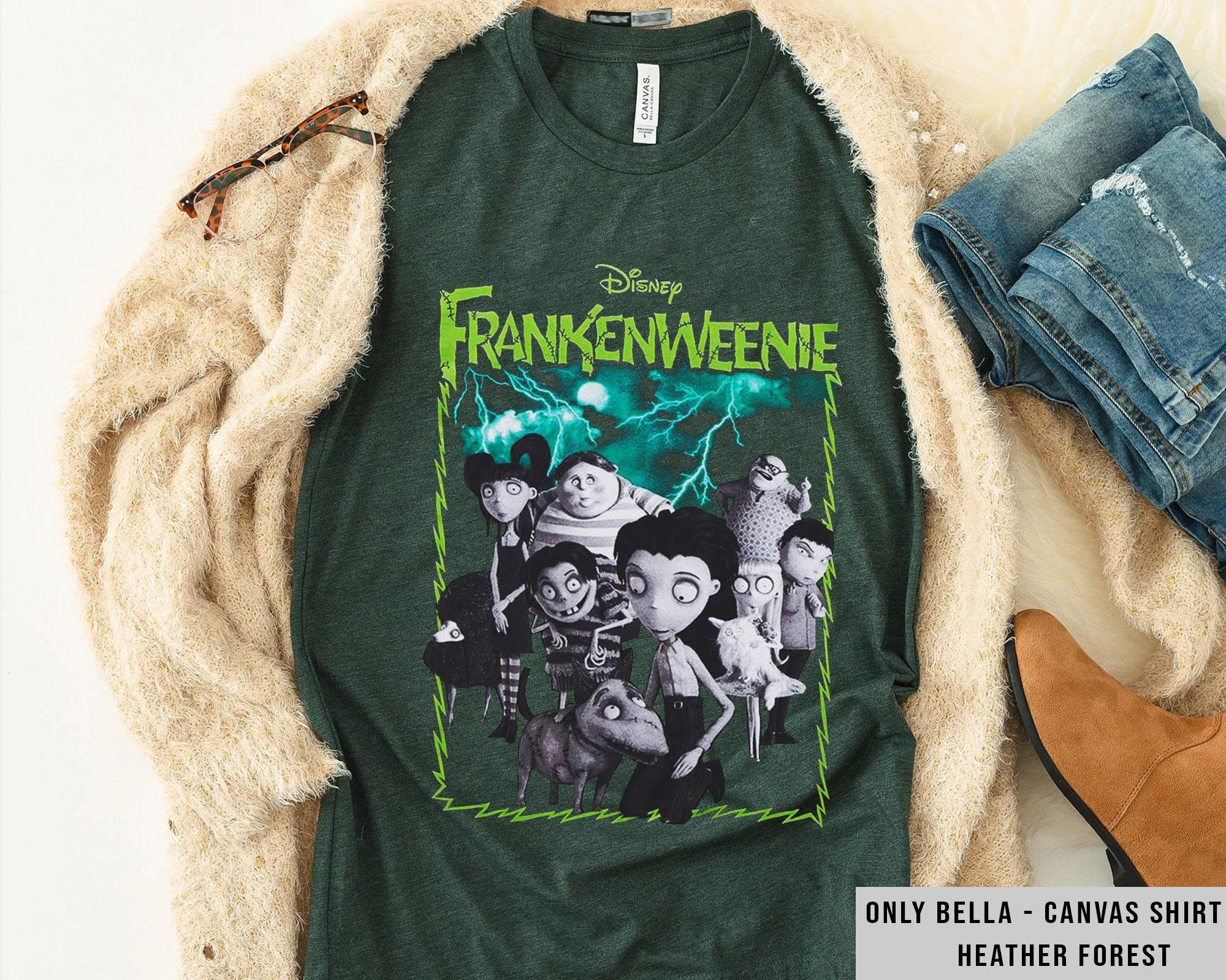 Frankenweenie Group Characters Scary Horror Movie Fall Vacation World Disney Halloween Unisex T-Shirt Frankenweenie Group Characters Scary Horror Movie Fall Vacation World Disney Halloween Unisex T-Shirt
