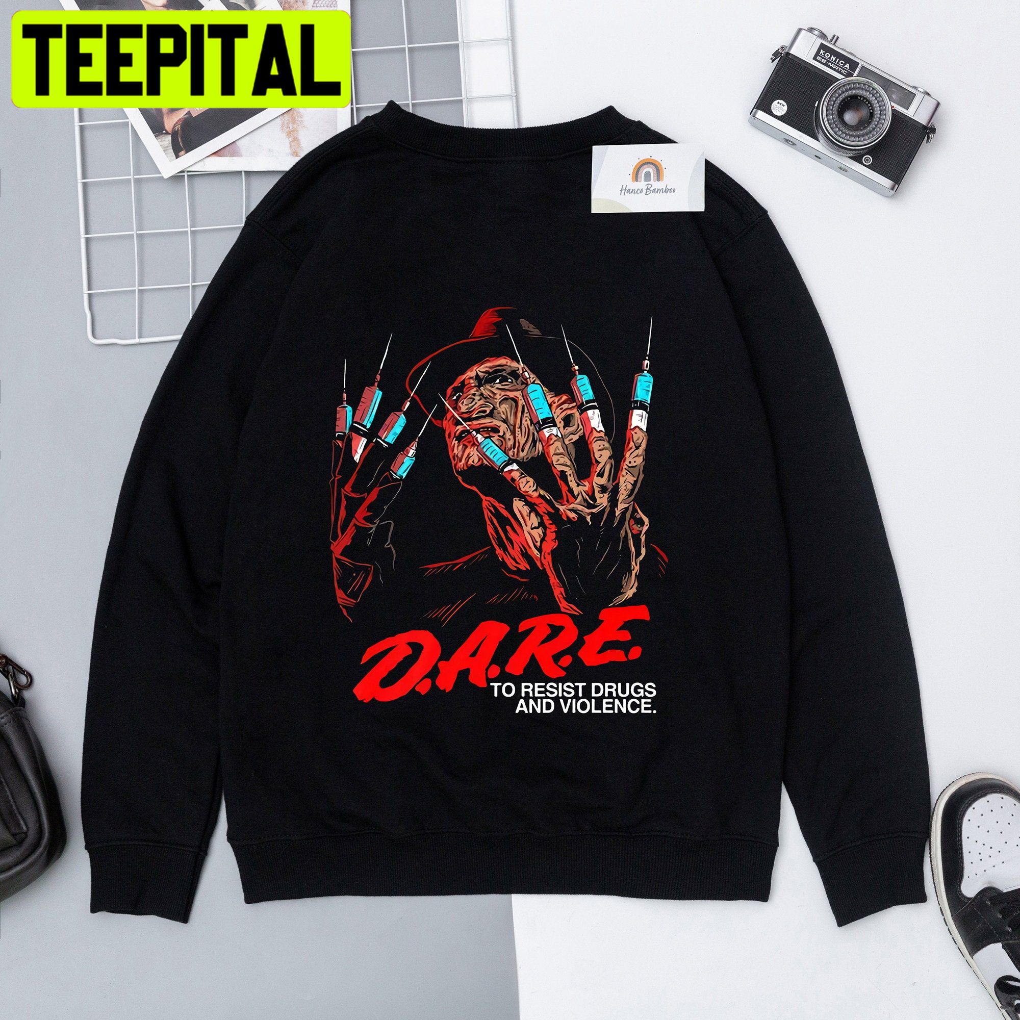 Freddy-Krueger Dare Logo Trending Unisex Shirt Freddy-Krueger Dare Logo Trending Unisex Shirt