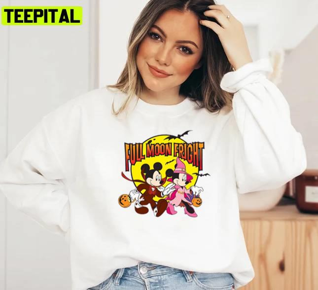 Full Moon Fright Halloween Unisex Sweatshirt Full Moon Fright Halloween Unisex Sweatshirt