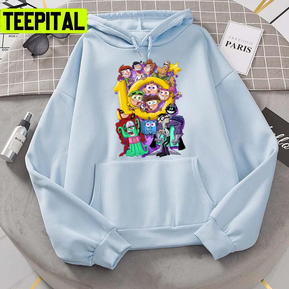 Funny Characters In The Fairly Oddparents Unisex T-Shirt Funny Characters In The Fairly Oddparents Unisex T-Shirt