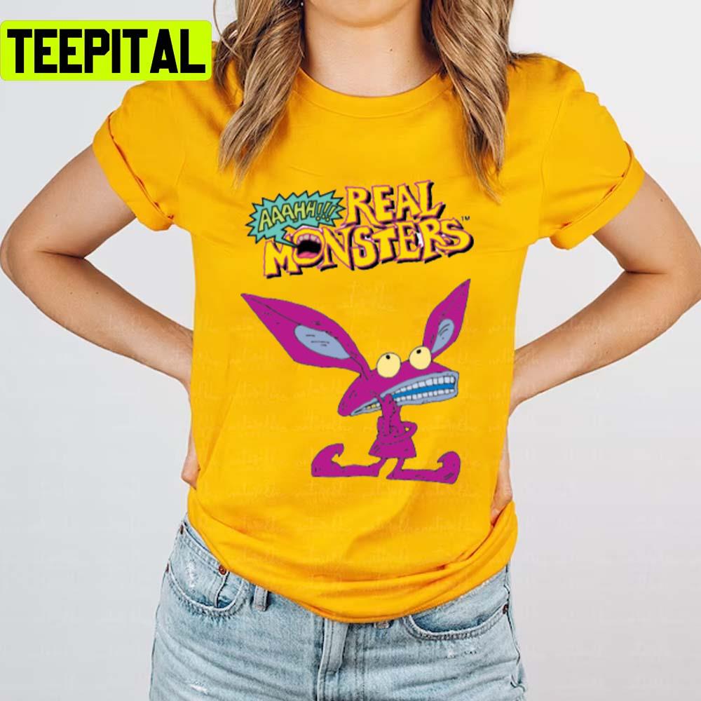 Funny Face Oblina Ahh Real Monsters Unisex T-Shirt Funny Face Oblina Ahh Real Monsters Unisex T-Shirt