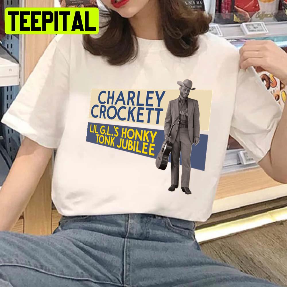 Funny Guitarist Retro Wave Charley Crockett Unisex T-Shirt Funny Guitarist Retro Wave Charley Crockett Unisex T-Shirt