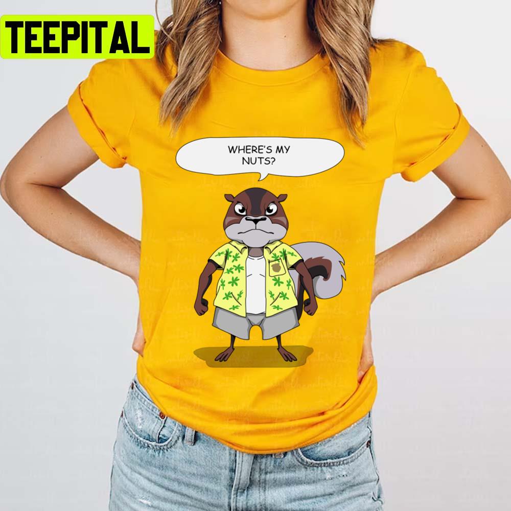 Funny Wheres M Chipmunk Unisex T-Shirt Funny Wheres M Chipmunk Unisex T-Shirt