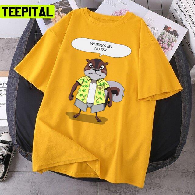 Funny Wheres M Chipmunk Unisex T-Shirt Funny Wheres M Chipmunk Unisex T-Shirt