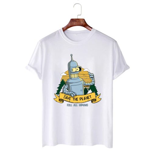 Futurama Save The Planet Kill All Humans Unisex T-Shirt