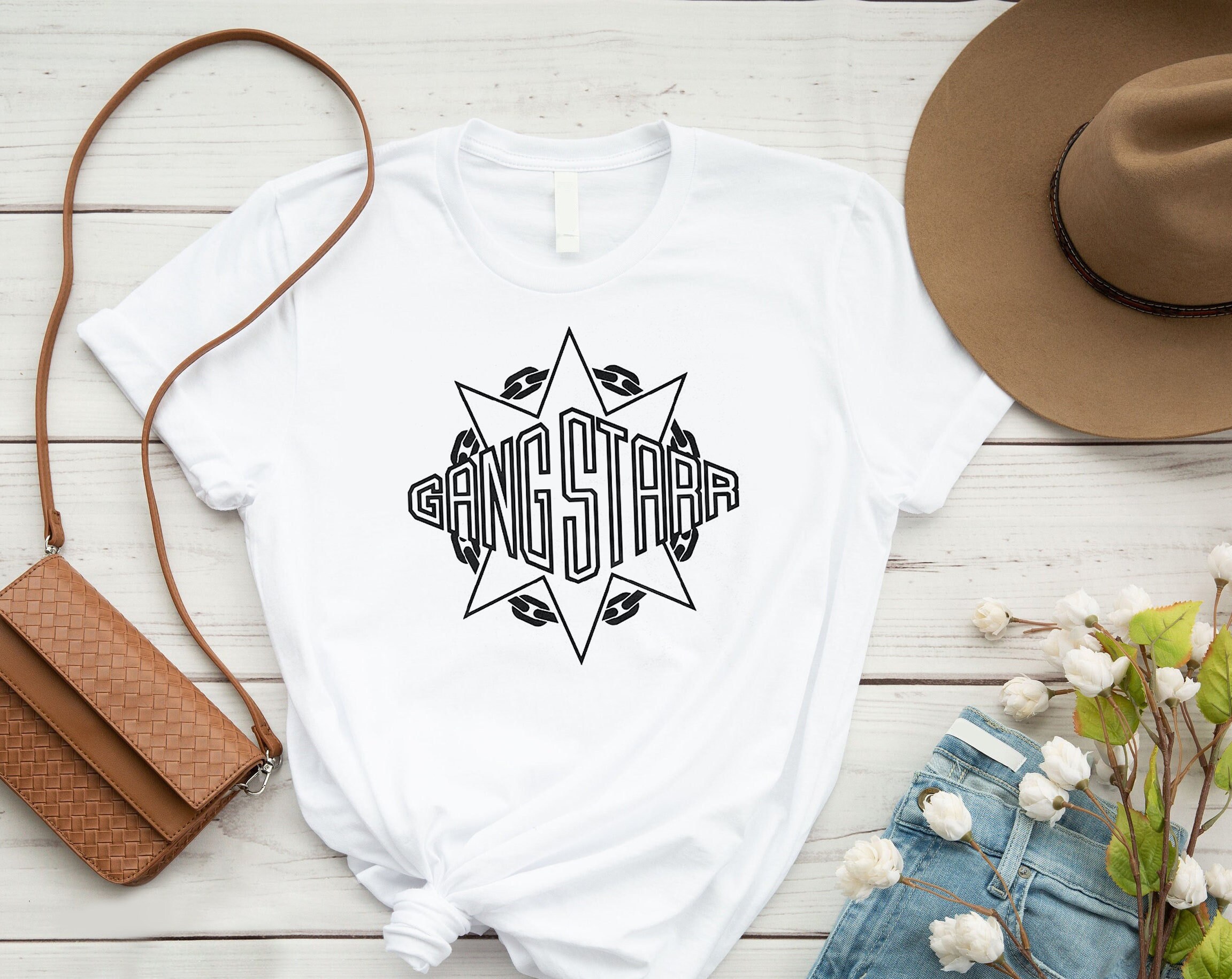 Gang Starr Logo Hip Hop Rap Vintage Unisex T-Shirt Gang Starr Logo Hip Hop Rap Vintage Unisex T-Shirt