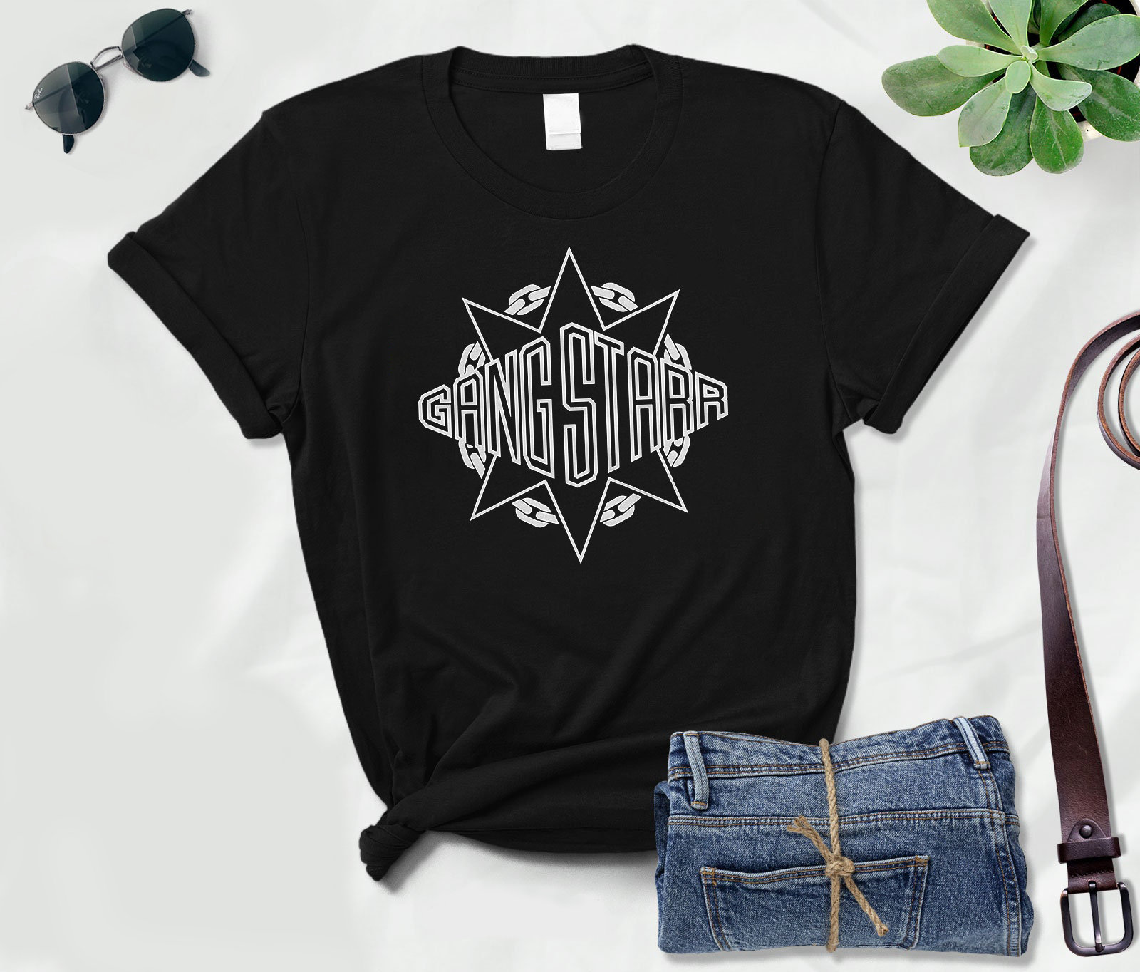 Gang Starr Logo Hip Hop Rap Vintage Unisex T-Shirt Gang Starr Logo Hip Hop Rap Vintage Unisex T-Shirt