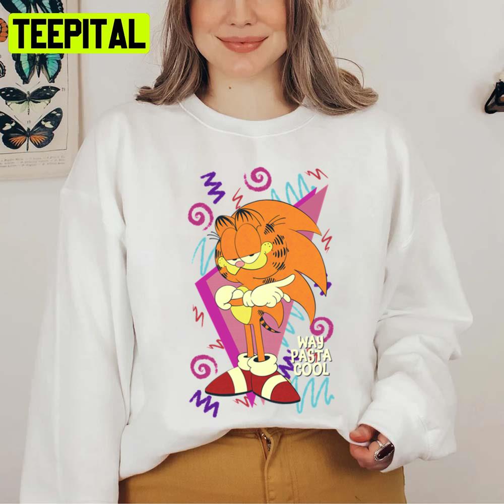 Garfield Cat The Hedgehog Cute Art Unisex T-Shirt Garfield Cat The Hedgehog Cute Art Unisex T-Shirt