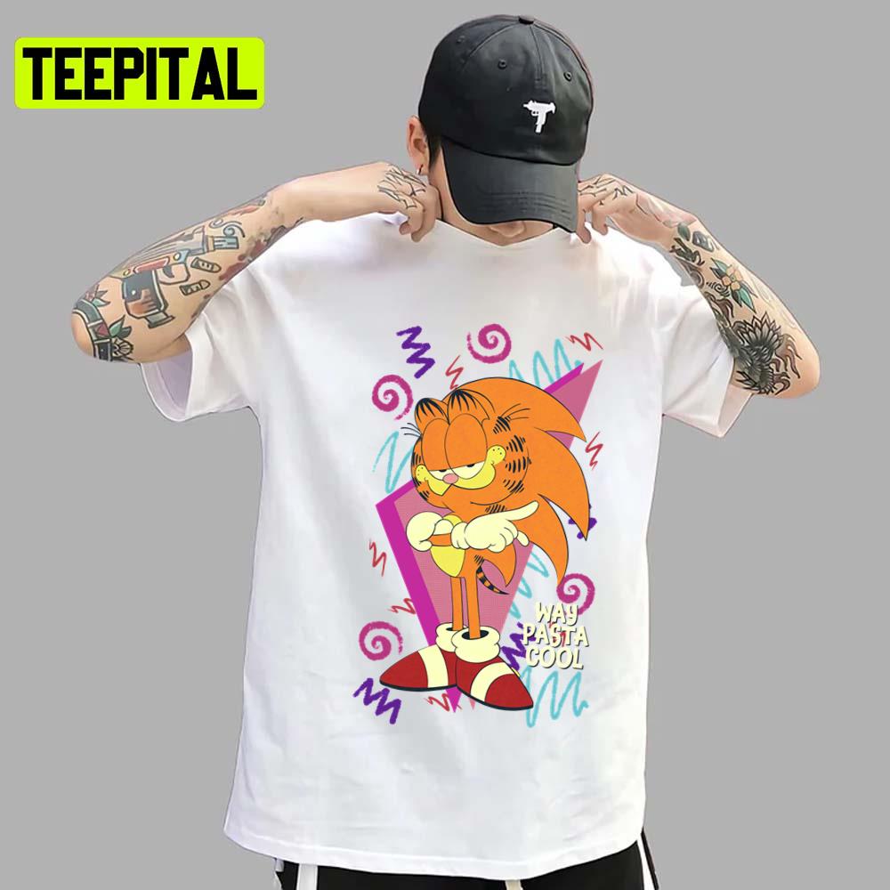 Garfield Cat The Hedgehog Cute Art Unisex T-Shirt Garfield Cat The Hedgehog Cute Art Unisex T-Shirt