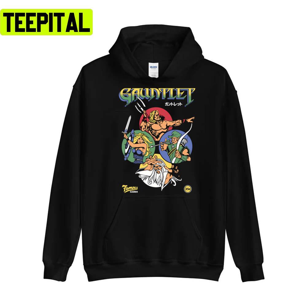 Gauntlet Retro Vintage Arcade Gaming Premium Halloween Design Unisex T-Shirt Gauntlet Retro Vintage Arcade Gaming Premium Halloween Design Unisex T-Shirt